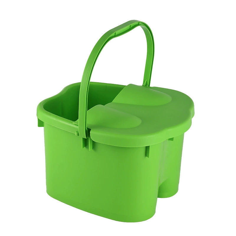 Пластиковая ванночка, ведро, ручной массажёр