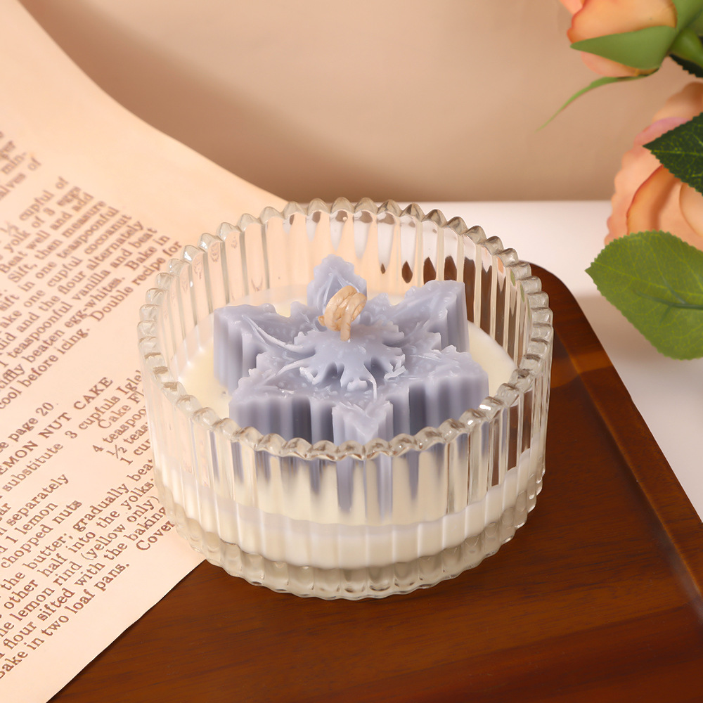 Hecho a mano DIY cera de perfume cilindro de vidrio transparente regalo de boda acompañante de atmósfera cálida decoración de cera de perfume