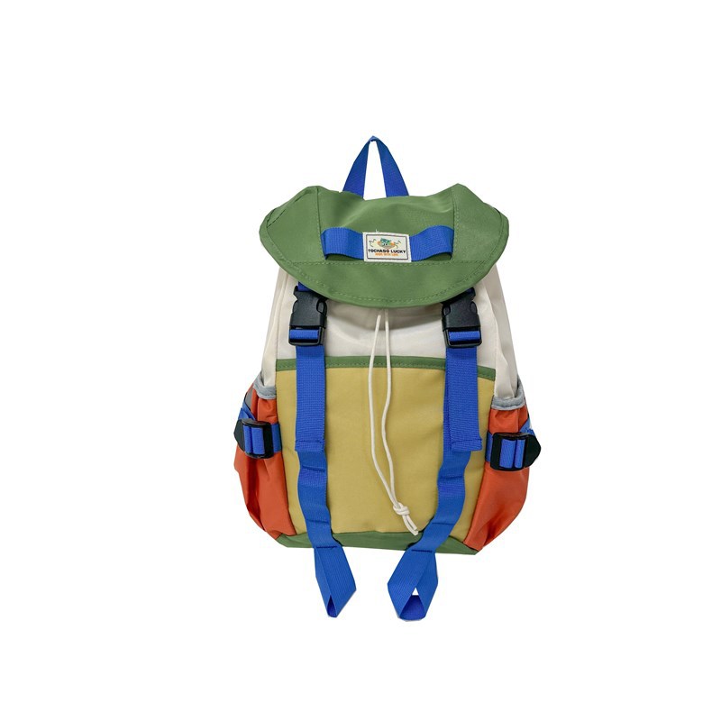 Mochila coreana de moda para niños y niñas, estilo occidental, mochila escolar de escuela primaria de gran capacidad, mochila para niños con cordón de moda nueva