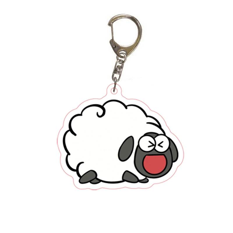 Keychain, acrylic pendant, backpack, transparent double-sided cute accessory