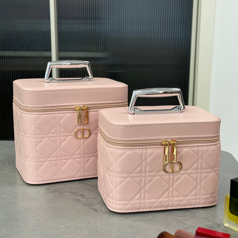 El set de diamond grid rosa