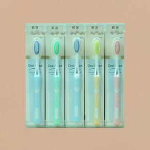Saturday daily necessities toothbrush wholesale Hanke 883(30 PCs/seat) medium hair toothbrush