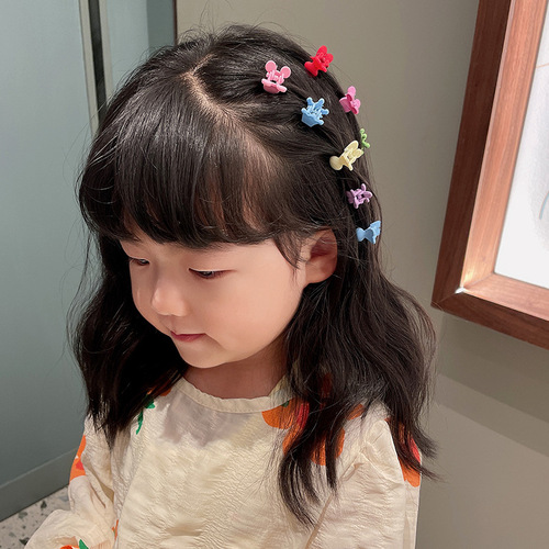 Children's small clip, mini small flower clip, children's hair clip, hair clip, bangs clip, broken hair baby hair accessories