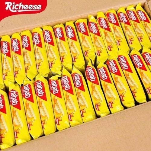 Bulk Wholesale Indonesian Import Lizi Cheese Strawberry Chocolate Wafer Cookies 56g Snack