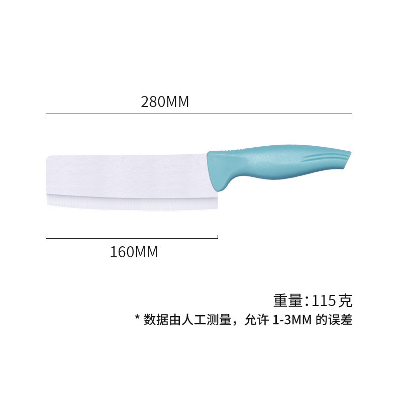 Fábrica al por mayor cuchillos de cocina de cerámica cuchillos de cocina creativos cuchillos de frutas caseros chinos de 6 pulgadas cuchillo de carne