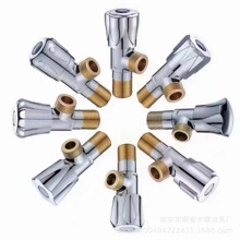 角阀加厚全铜三角阀冷热水家用三通水阀一进二出热水器开关八字阀
