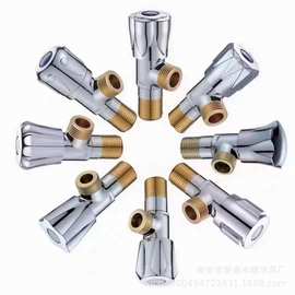 角阀加厚全铜三角阀冷热水家用三通水阀一进二出热水器开关八字阀