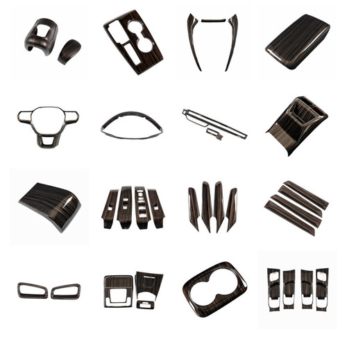Suitable for  eleventh generation Honda Civic/style interior modified gold and wood grain decorative gear panel