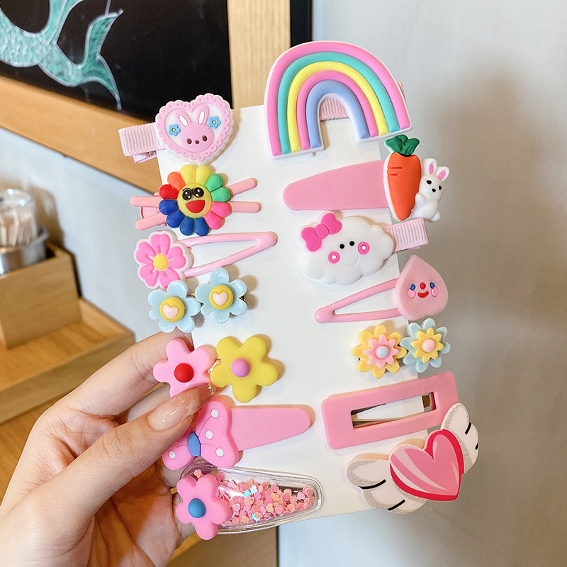 Clip de verano Corea del Sur lindo traje roto horquilla Accesorios para el cabello para niños