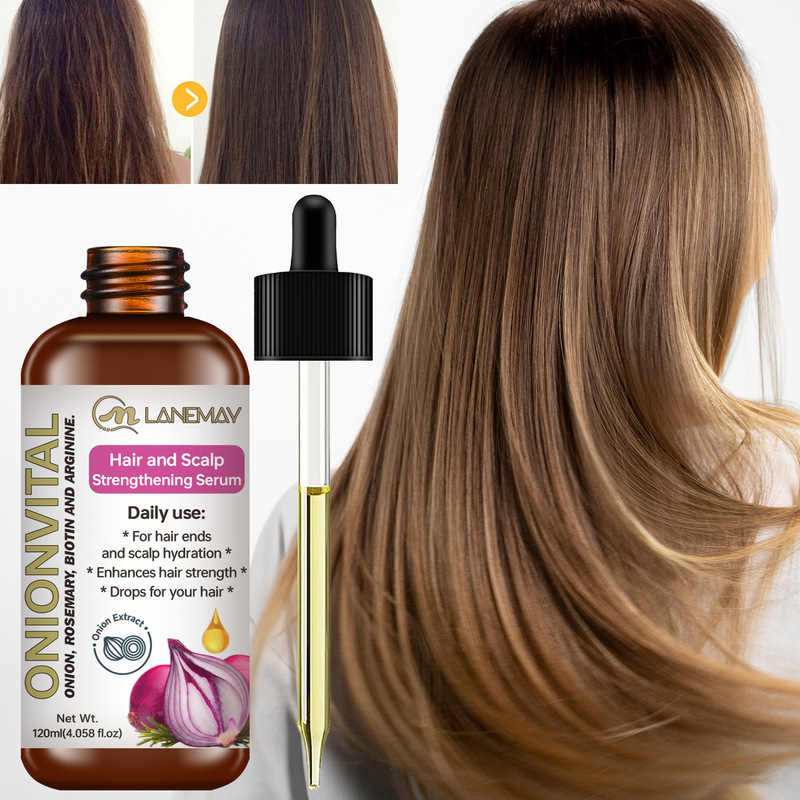Cross-Border Hair and Scalp Strengthening Serum 120ml Moisturizes and Nourishes Hair, Repairs Dry and Damaged Hair