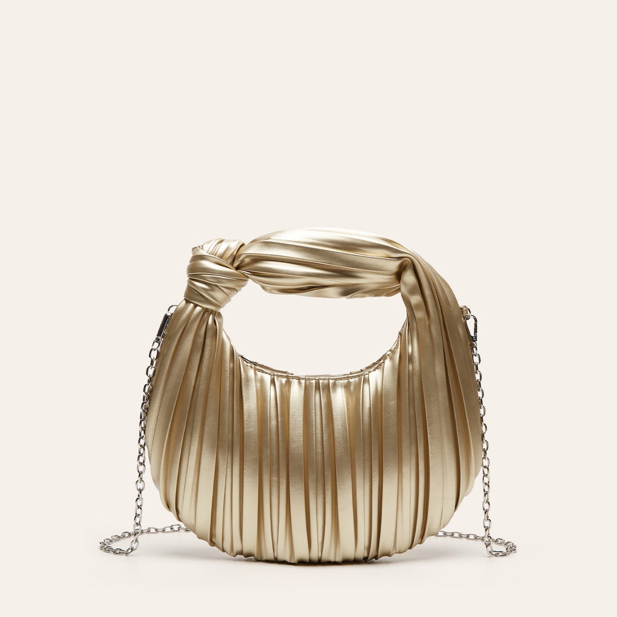 Plissierte Abendtasche Für Damen Handtasche Im Crescent Design_voghion.com