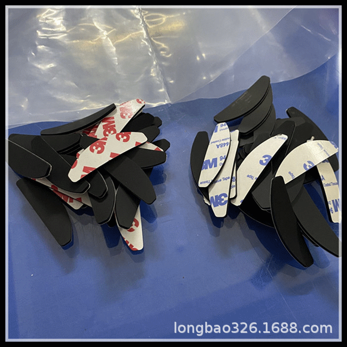 磨砂面硅胶脚垫 防滑减震硅胶脚垫 多种型号双面胶背胶自粘硅胶垫