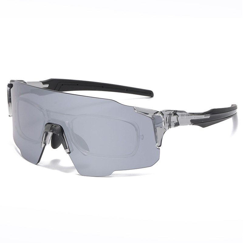 新しいアウトドアスポーツランニング登山自転車サンシェードゴーグルサイクリングメガネ近視抗UVサングラス