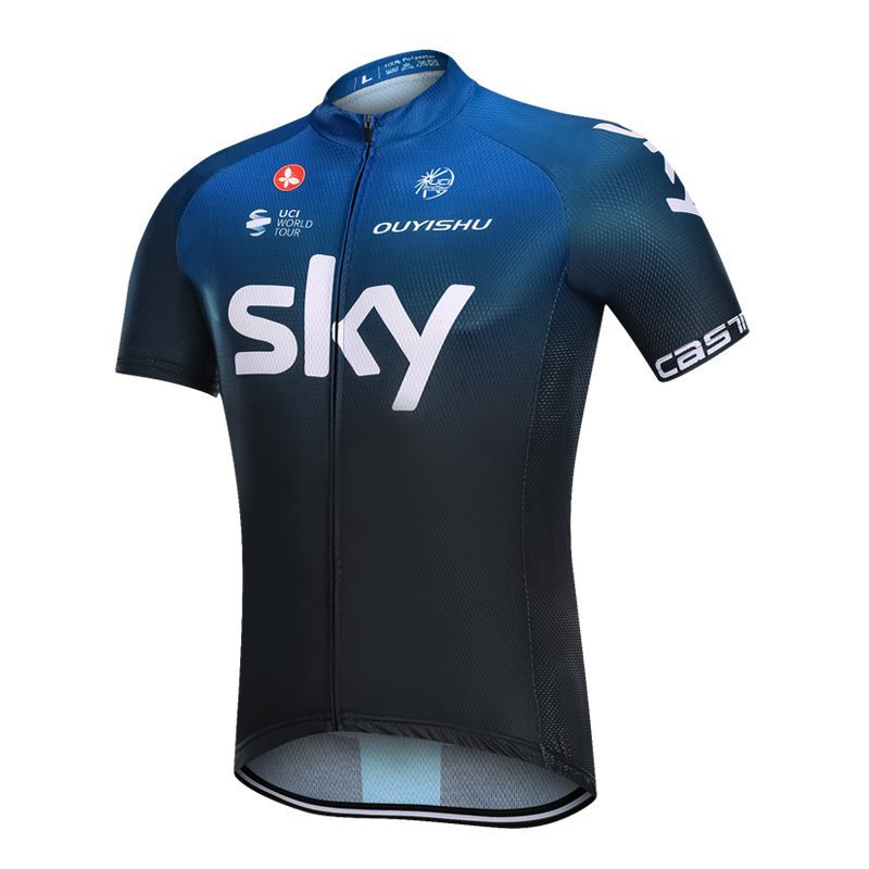 19sky blusa corta negra y azul