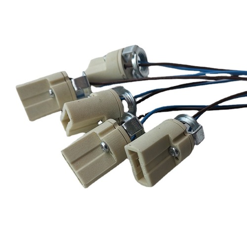 Manufacturer wholesale lamp holder lamp holder G9 light body ceramic lamp holder with wire Guzhen lighting accessories