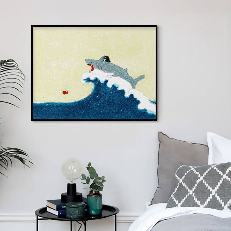 Penguin Story: Fun Hand-Drawn Watercolor Healing Art Cartoon Animal Decorative Painting, Small and Clear, Warm and Cozy for Children's Room Penguin Story: Fun Hand-Drawn Watercolor Healing Art Cartoon Animal Decorative Painting, Small and Clear, Warm and Cozy for Children's Room