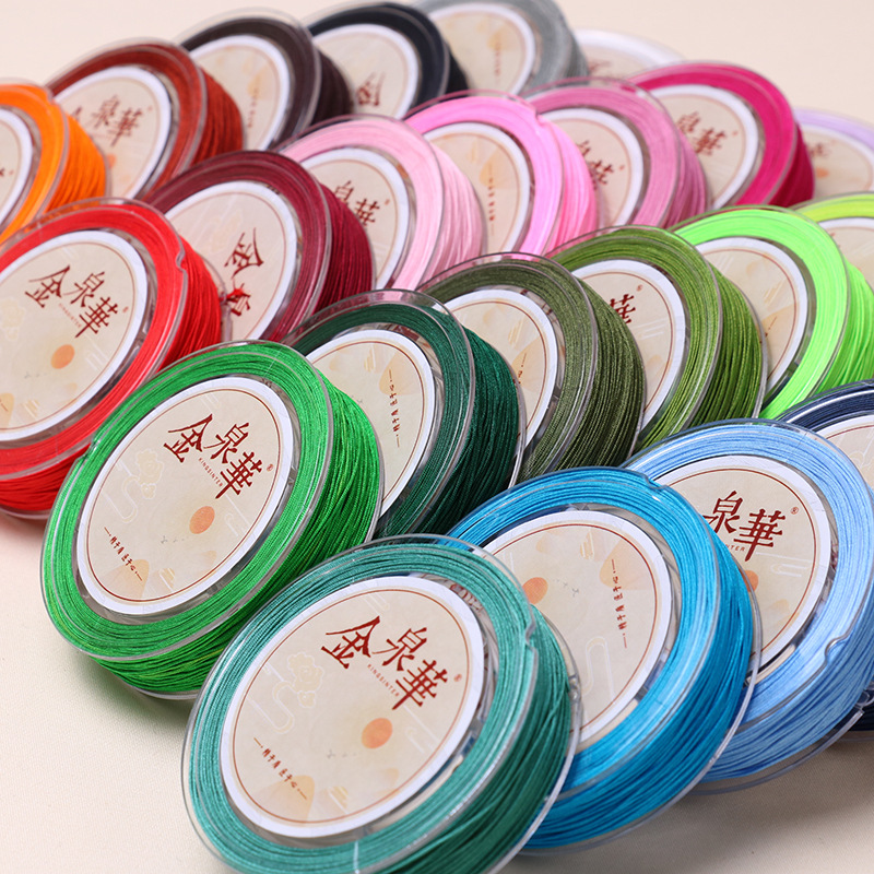 71 Jade thread small roll jewelry nylon thread jade bracelet diy Chinese knot woven handicraft string wholesale