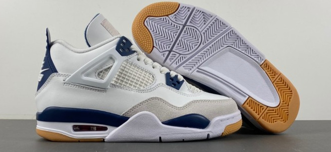 aj4 리치 화이트 블루 엣지