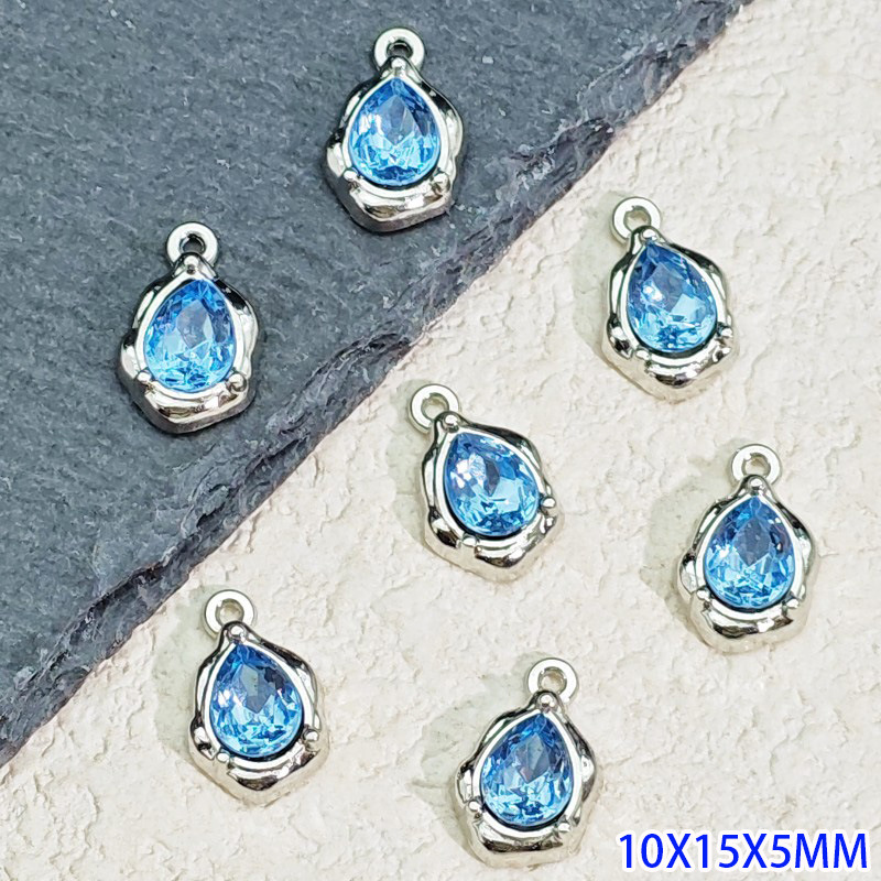 Exquisitos accesorios de joyería colgante de diamante de alta protección ultravioleta al por mayor collar DIY artesanal colgante de materiales de ropa de pulsera