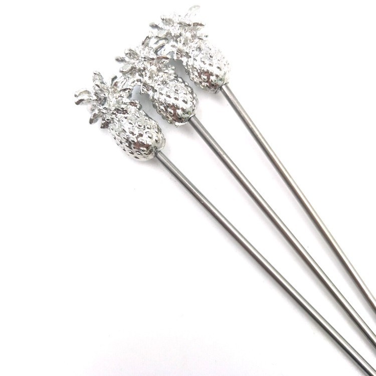 304 de acero inoxidable ensalada vino cóctel aguja decorativa animal fruta palo transfronteriza con una variedad de ventas directas de la fábrica