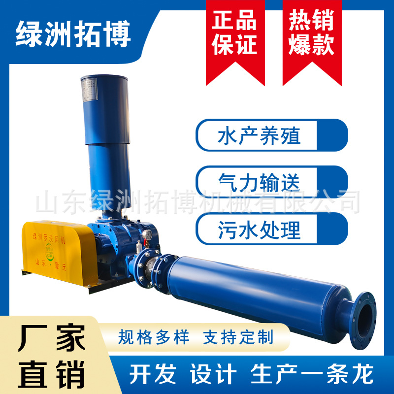 风量大风机  污水处理 厂家直销 LZSR65 粉体输送 三叶罗茨鼓风机