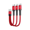 Mile Hall One Drag three applicable to Apple data cable Type-C Android data cable charger mobile phone universal