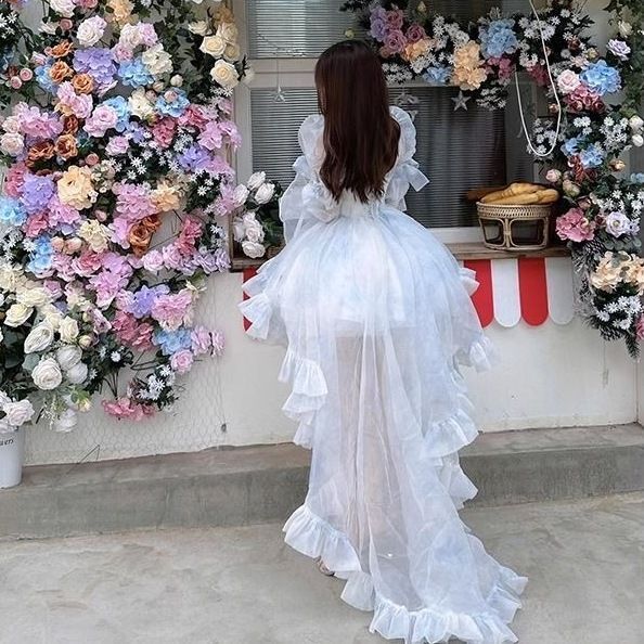lolita法式长款连衣裙洛丽塔高级感毕业典礼公主裙|undefined