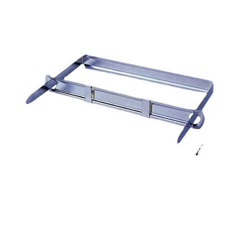Plastic metal binding clip color paper clip loose-leaf file two-hole binding strip binding buckle 80mm office stationery