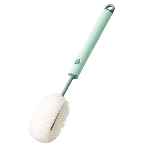Long-handled cup brush, loofah sponge, cleaning soft brush, no dead ends, hangable bottle, kettle, water cup cleaning water cup brush