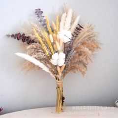 ドライフラワーブーケ アマゾンクロスボーダーメーカー卸売ドライフラワー小花束組み合わせミックスアンドマッチ小葦ホイッスルウサギの尾草