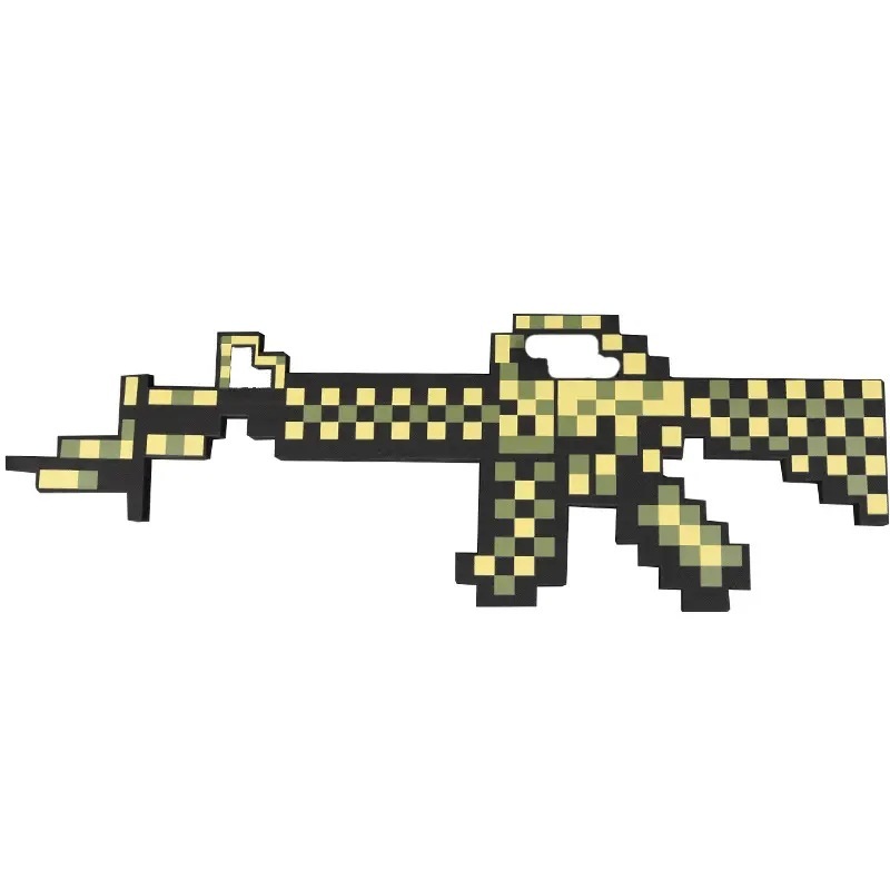 私の世界の周辺の泡のおもちゃの剣の原稿のゲームのレンガの剣の泡の武器のピクセルのおもちゃの模型|undefined