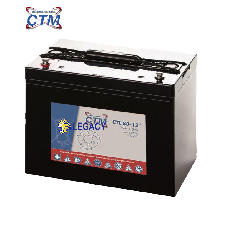 CTM蓄电池 CTL80-12 12V80AH移动设备 光伏应用 船舶设备电池