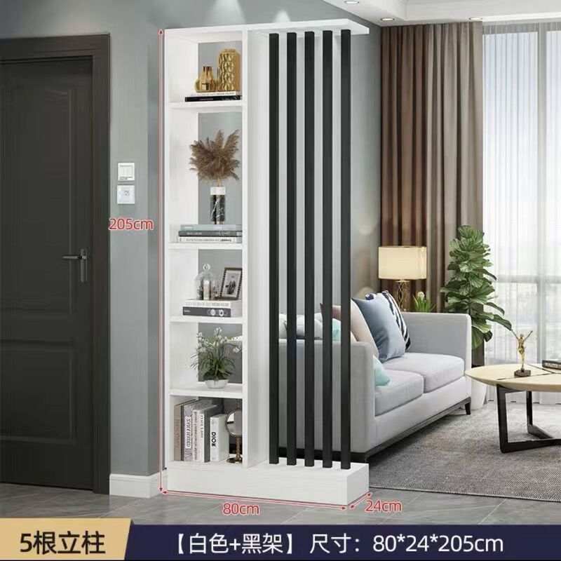 屏风隔断客厅遮挡入户门玄关柜简易置物架厨房客厅餐厅隔断柜简约|undefined