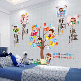 Y25E励志墙贴纸墙纸自粘学生教室儿童房间布置床头女孩卧室贴画装