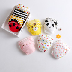 2-piece price new Japanese style baby gauze waterproof washable training pants cotton cloth diaper cover baby learning pants