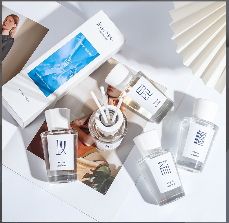 Xiaocheng Yixiang's new flameless aromatherapy essential oil gardenia flower Yulong tea hotel home indoor deodorizing fragrance display undefined