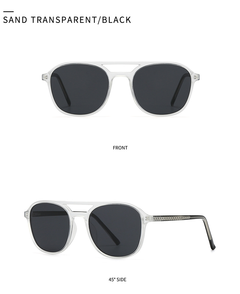 Transfrontaliero Nuovo Uomo Europeo e Americano Pin INS Moda Street Photography Moderno Fascino Retro Occhiali da sole polarizzati Donna 10050_voghion.com