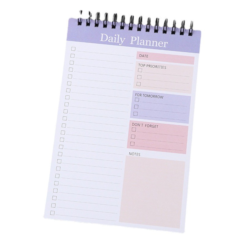 Traje de cuatro colores flip-up cuaderno espesa estudiante plan diario cuaderno simple portátil al por mayor