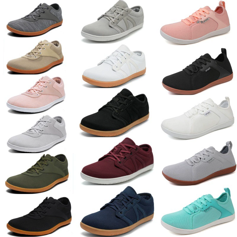 Уличная нескользящая обувь для босиком с мягкой подошвой и широким носком, свободная спортивная обувь на широкой подошве, походная обувь с широким носком, тренировочная обувь для бега и альпинизма.