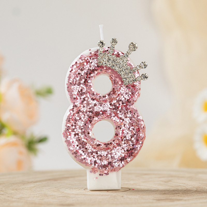 クロスボーダー誕生日デジタルキャンドルケーキデコレーション雰囲気0-9歳記念日クリエイティブデザートベーカリーショッププラグイン|undefined