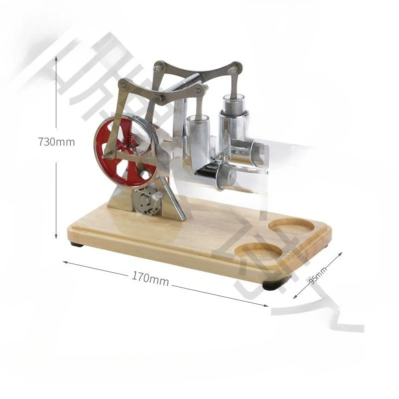Паровой двигатель, научный эксперимент, малый цикл двигателя, настольный орнамент, модель генератора, детская модель провинции Юньнань