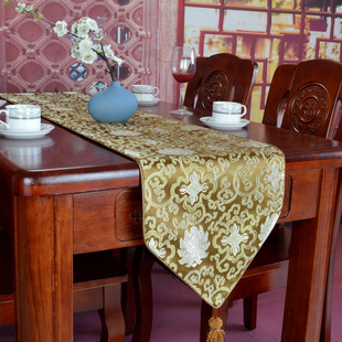 Table Flag Chinese Zen Tea Flag Modern Dining Table Decorative Cloth Long Strip TV Cabinet Coffee Table Fabric Bed Flag Tea Table Cloth