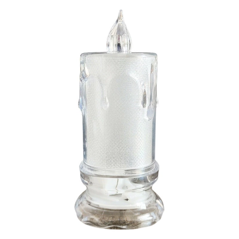 Светодиодный электронный подсвечник для свадебной вечеринки декоративный уличный свет свеча электронный акриловый моделирование украшения воск