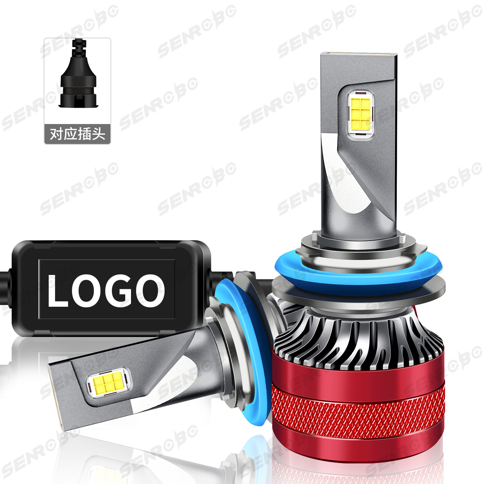 Exclusión transfronteriza para Amazon AliExpress R9 blade coche led faro H1H7H4H11 luz frontal de concentración de alto brillo image 9