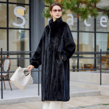 2025新款貂皮大衣女整貂长款海宁皮草真貂毛大衣天鹅绒水貂毛外套