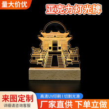 亚克力小夜灯定制校庆周年纪念旅游地标建筑城市印象纪念送礼礼品
