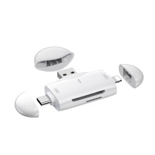 磁吸读卡器适用苹果手机/Type-C/USB电脑安卓平板SD/TFOTG读卡器1