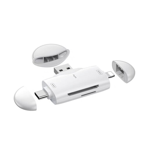 Magnetic card reader suitable for iPhone/Type-C/USB computer Android tablet SD/TFOTG card reader 1