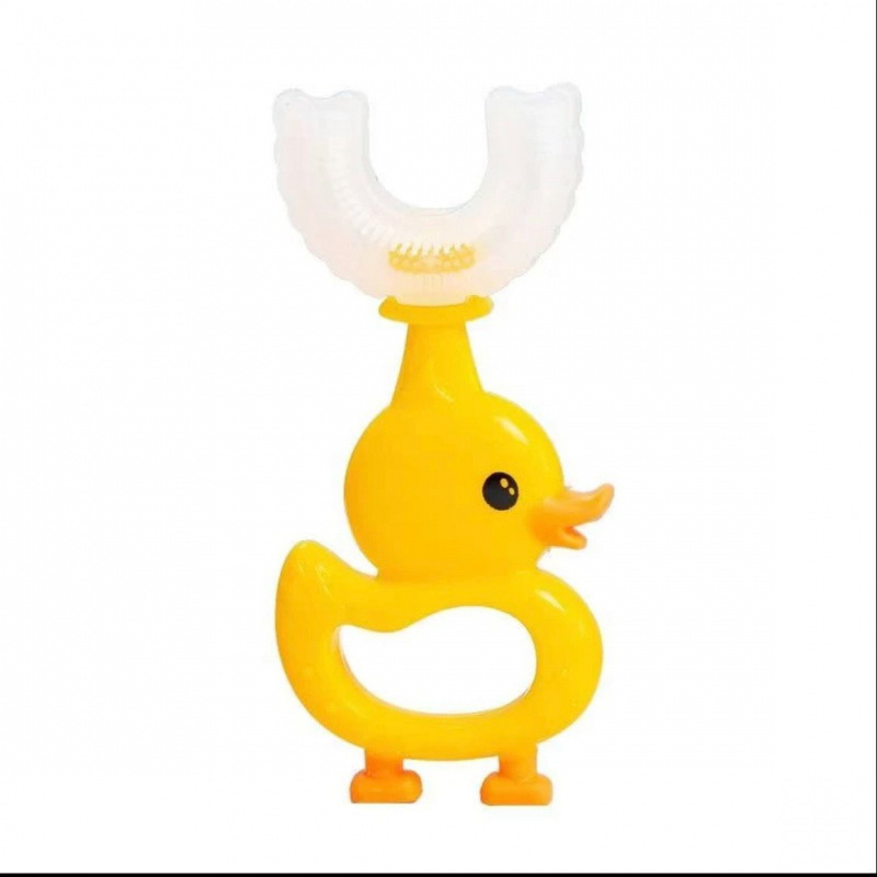 & ベビーソフト毛乳歯ブラシ 0-3 シリコーンマニュアルかわいい子供用歯ブラシ幼児 1-3 歳 U 字型歯ブラシ|undefined