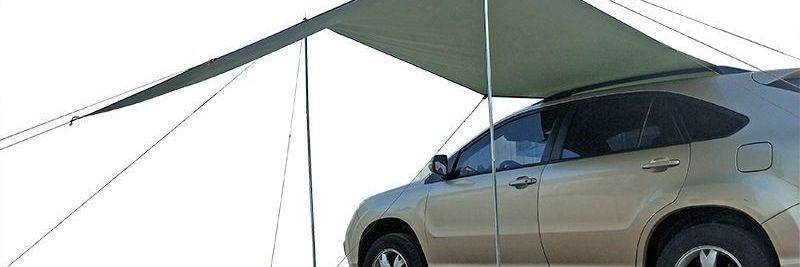 Rainproof and sunproof car side tent, outdoor camping tent for cars, SUV side tent, camping canopy